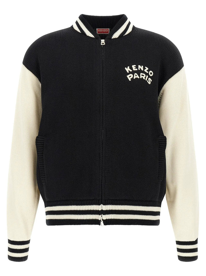Kenzo Sample Sale | Kenzo Bicolor Cotton Cardigan - | Designer outlet