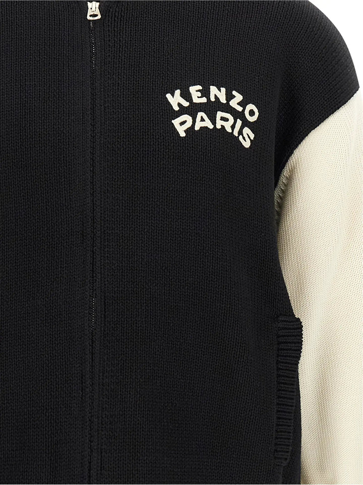 Kenzo Sample Sale | Kenzo Bicolor Cotton Cardigan - | Designer outlet