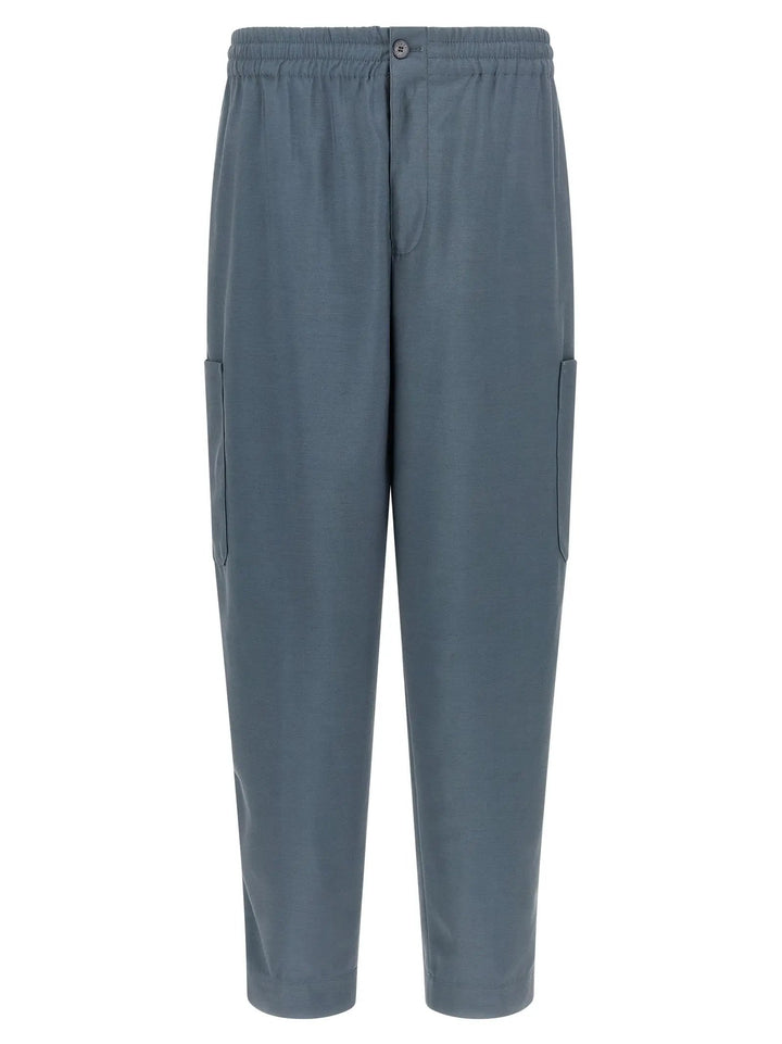 Kenzo Sample Sale | Kenzo Gray Wool Cargo Pants - | Designer outlet