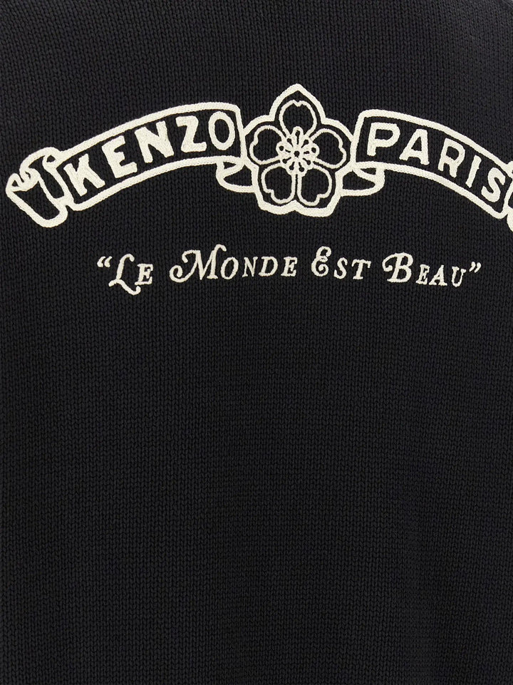 Kenzo Sample Sale | Kenzo Bicolor Cotton Cardigan - | Designer outlet