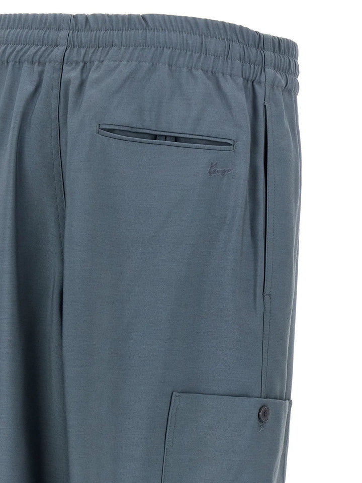 Kenzo Sample Sale | Kenzo Gray Wool Cargo Pants - | Designer outlet