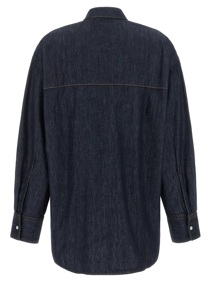 Khaite Sample Sale | Khaite Blue Cotton Blouse - | Designer outlet
