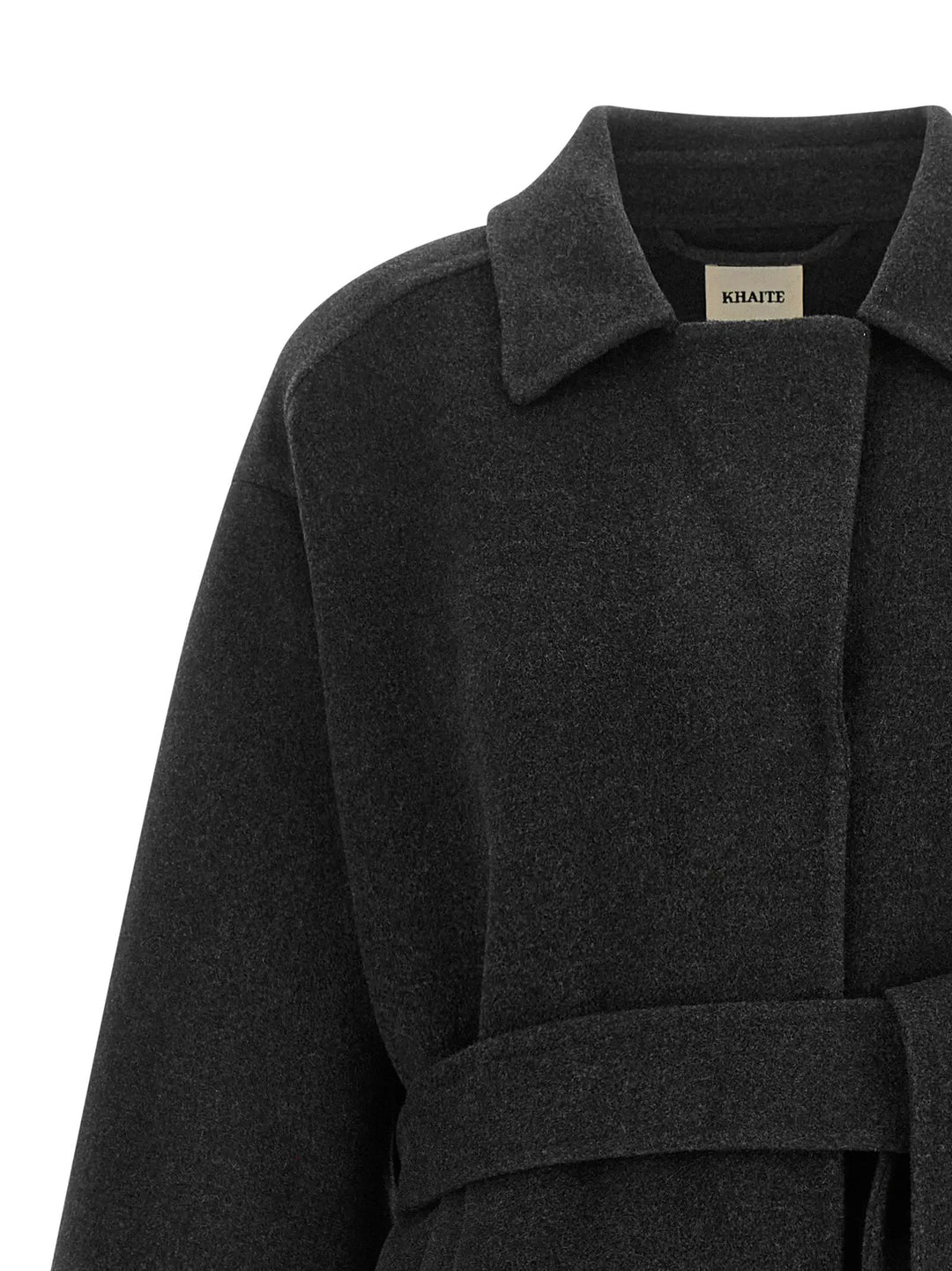 Khaite Sample Sale | Khaite Gray Wool Full-Length Jacket - | Designer outlet