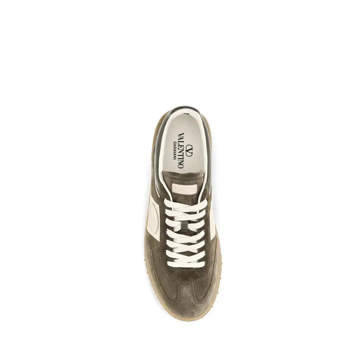 Valentino Garavani Bicolor Calf Leather Bos Taurus Low Top Sneakers