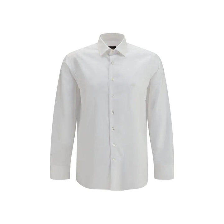 Etro White Cotton Dress Shirt