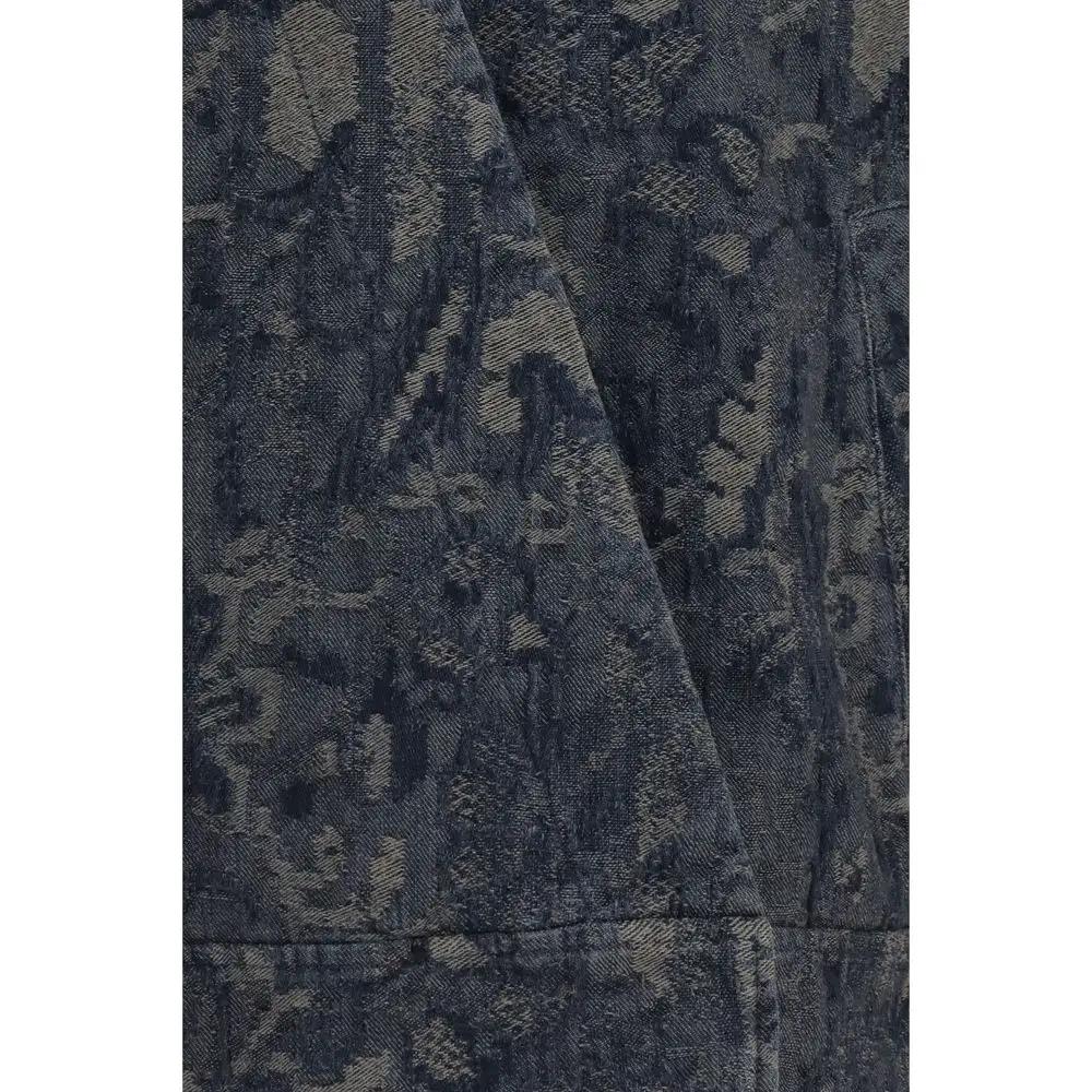 Giorgio Armani Blue Cotton Denim Jacket