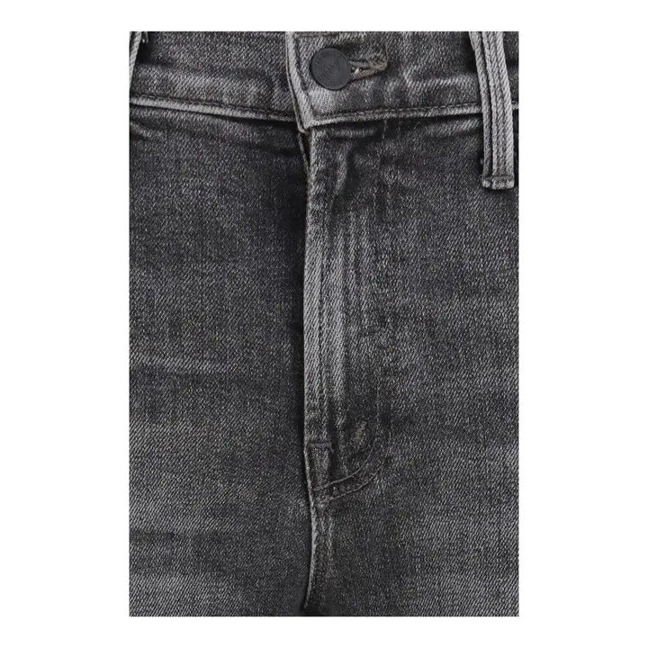 Mother Denim Gray Cotton Bootcut Jeans