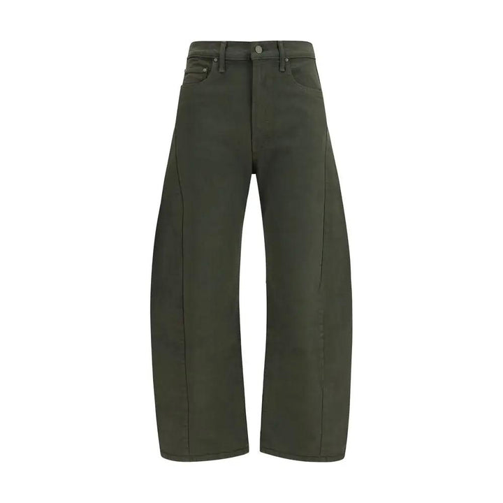 Mother Denim Bicolor Cotton Relaxed Fit Jeans
