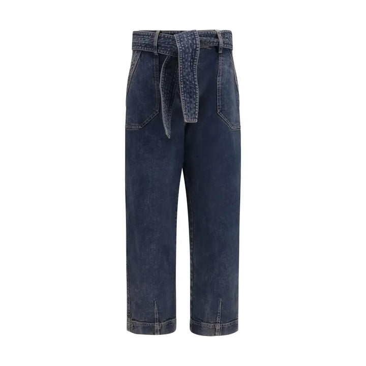 Giorgio Armani Blue Cotton Jeans Denim