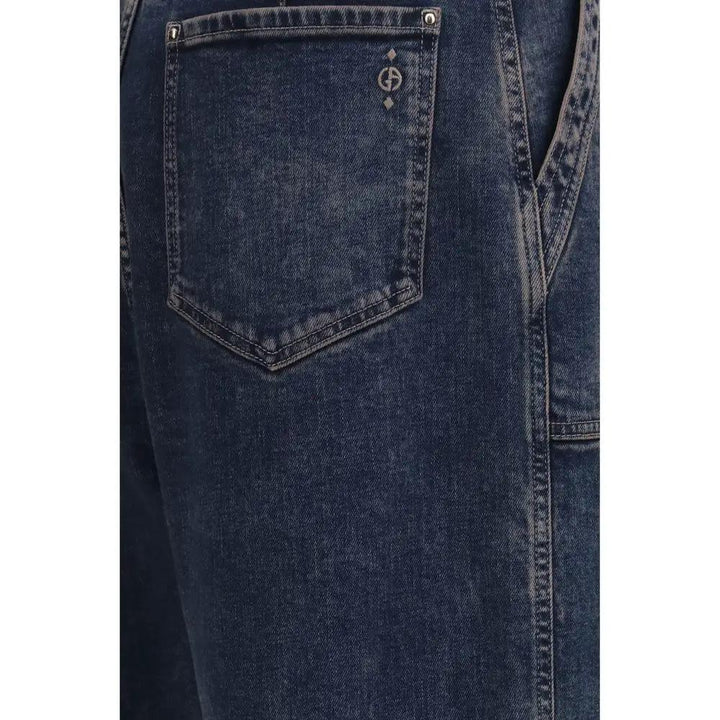 Giorgio Armani Blue Cotton Jeans Denim
