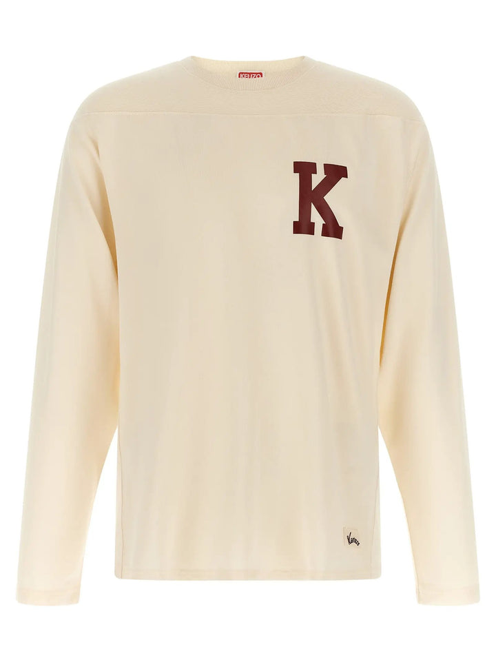 Kenzo Sample Sale | Kenzo Beige Viscose T-Shirt - | Designer outlet