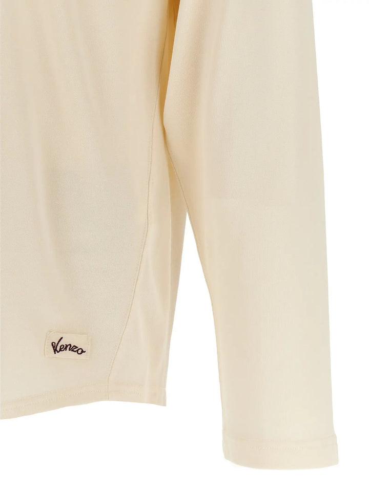 Kenzo Sample Sale | Kenzo Beige Viscose T-Shirt - | Designer outlet