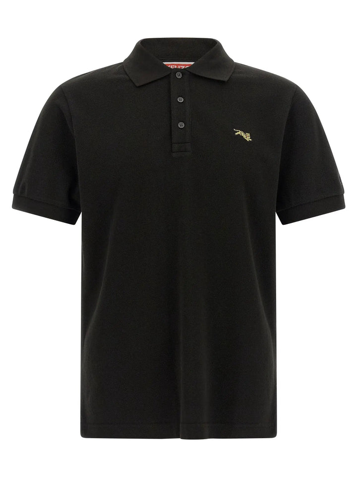 Kenzo Sample Sale | Kenzo Black Cotton Polo Shirt - | Designer outlet