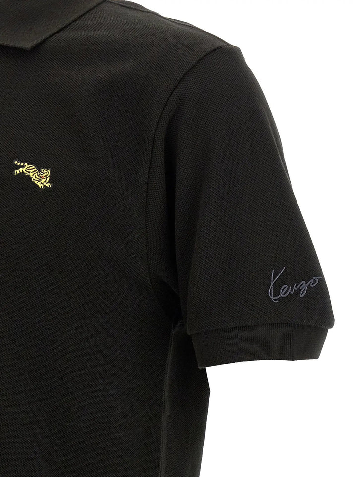 Kenzo Sample Sale | Kenzo Black Cotton Polo Shirt - | Designer outlet