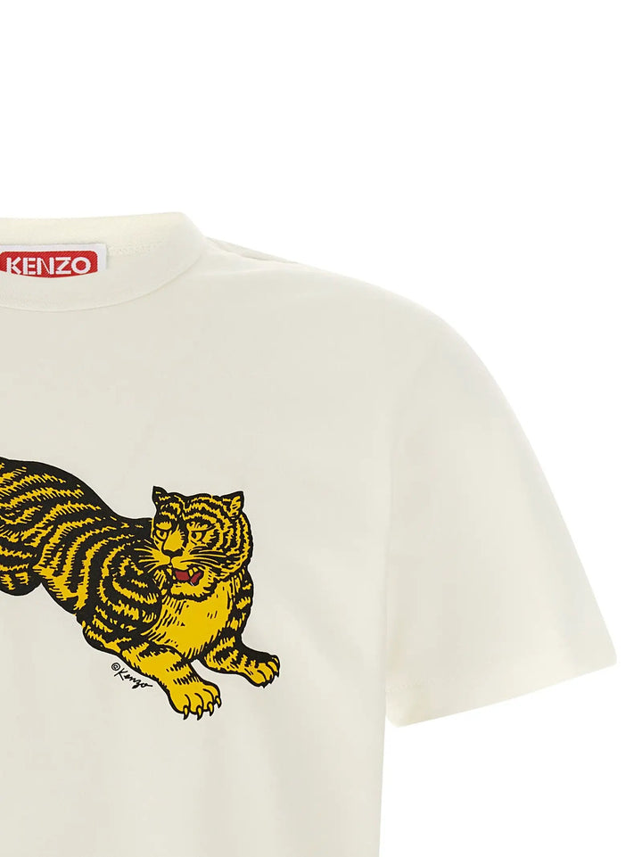 Kenzo Sample Sale | Kenzo White Cotton T-Shirt - | Designer outlet