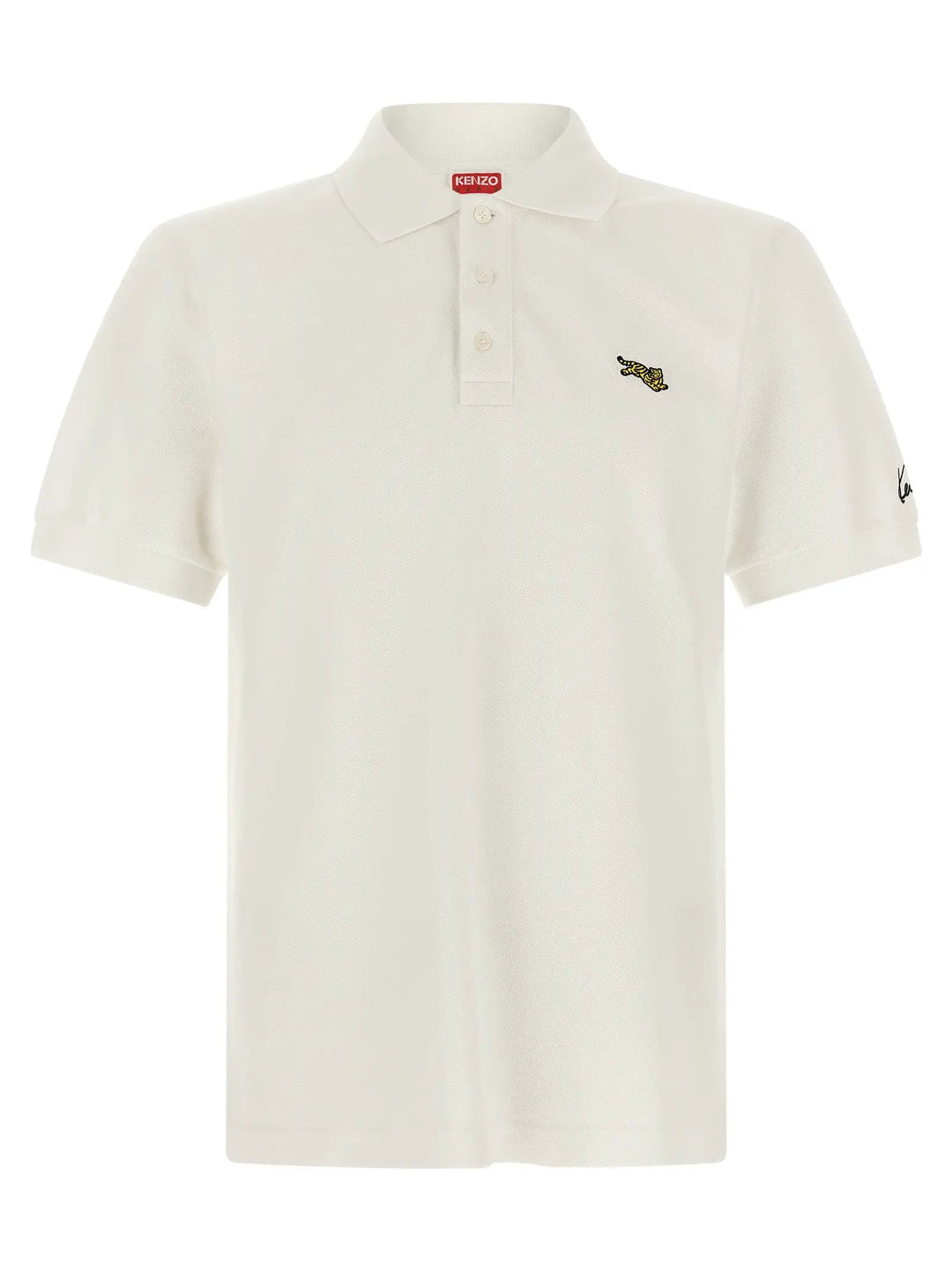 Kenzo Sample Sale | Kenzo White Cotton Polo Shirt - | Designer outlet