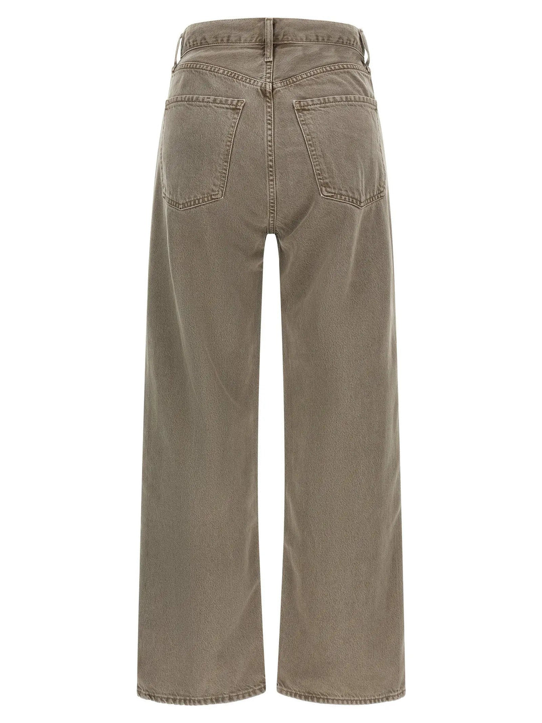 Agolde Sample Sale | Agolde Brown Lyocell Relaxed Fit Jeans - | Designer outlet