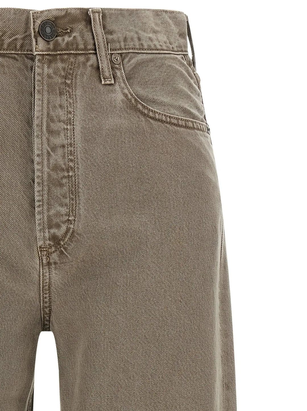 Agolde Sample Sale | Agolde Brown Lyocell Relaxed Fit Jeans - | Designer outlet