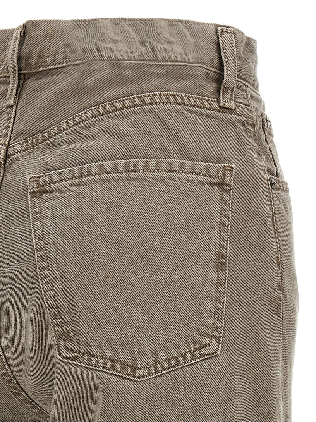 Agolde Sample Sale | Agolde Brown Lyocell Relaxed Fit Jeans - | Designer outlet