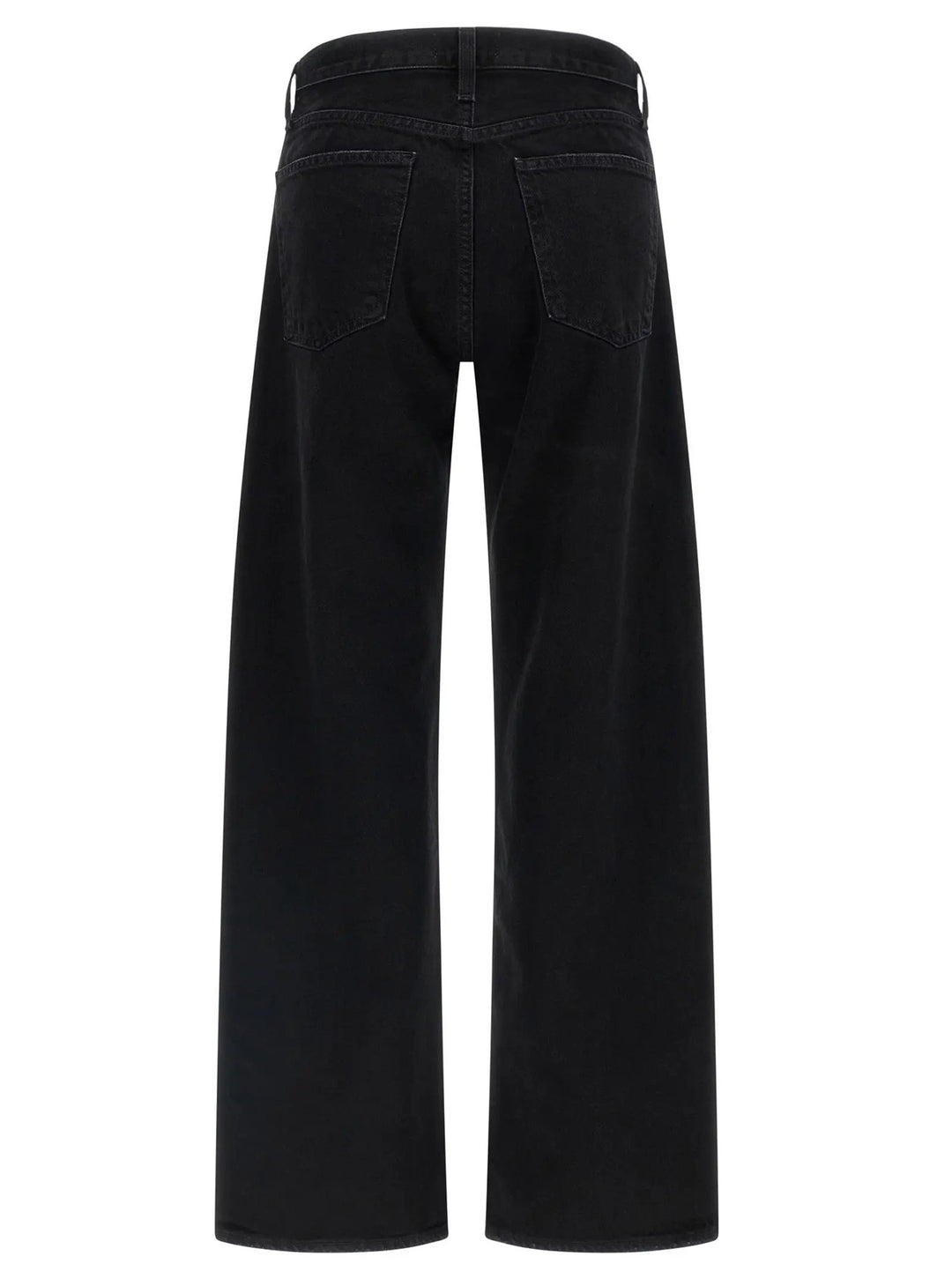 Agolde Sample Sale | Agolde Black Cotton Relaxed Fit Jeans - | Designer outlet