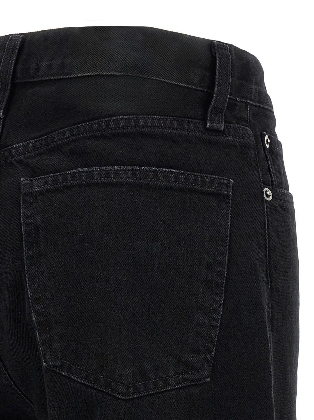 Agolde Sample Sale | Agolde Black Cotton Relaxed Fit Jeans - | Designer outlet