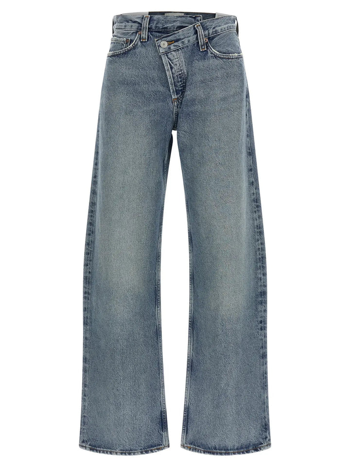 Agolde Sample Sale | Agolde Blue Cotton Relaxed Fit Jeans - | Designer outlet