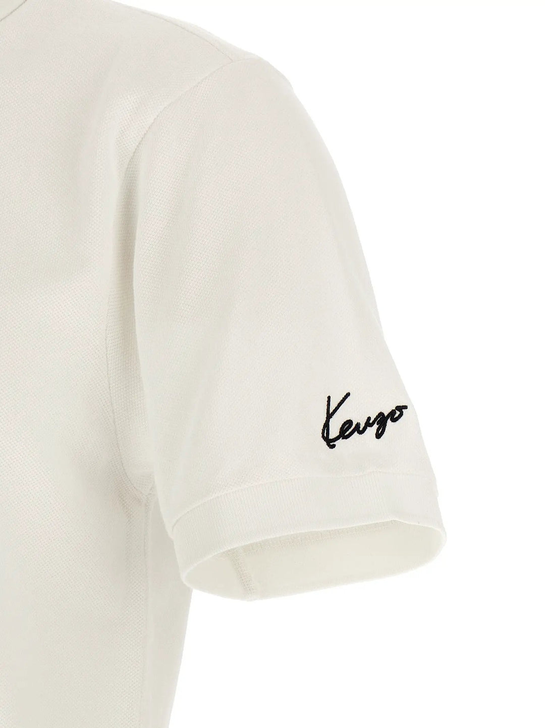 Kenzo Sample Sale | Kenzo White Cotton Polo Shirt - | Designer outlet