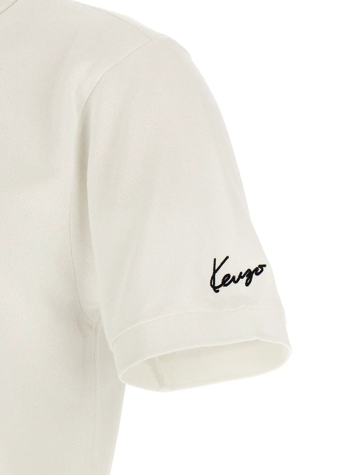 Kenzo Sample Sale | Kenzo White Cotton Polo Shirt - | Designer outlet