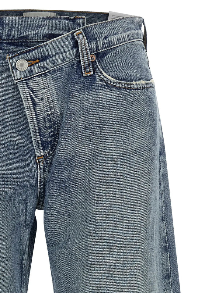 Agolde Sample Sale | Agolde Blue Cotton Relaxed Fit Jeans - | Designer outlet