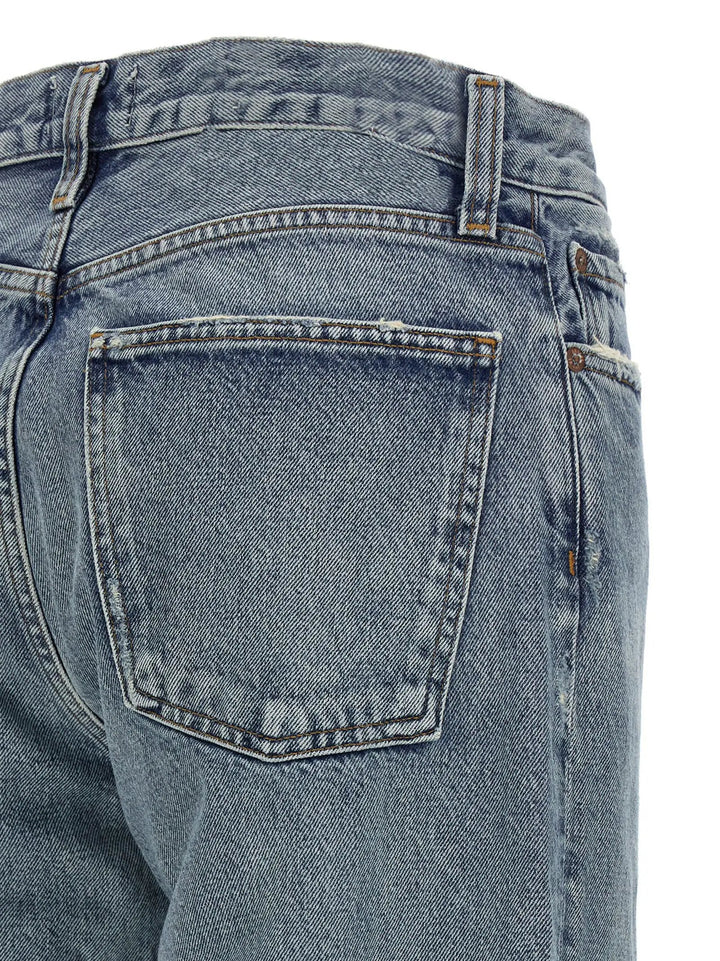Agolde Sample Sale | Agolde Blue Cotton Relaxed Fit Jeans - | Designer outlet