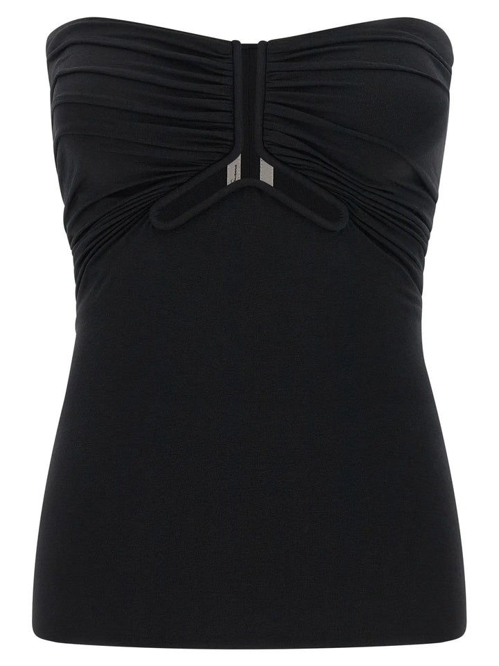 Rick Owens Sample Sale | Rick Owens Black Nylon Tank Tops - | Designer outlet