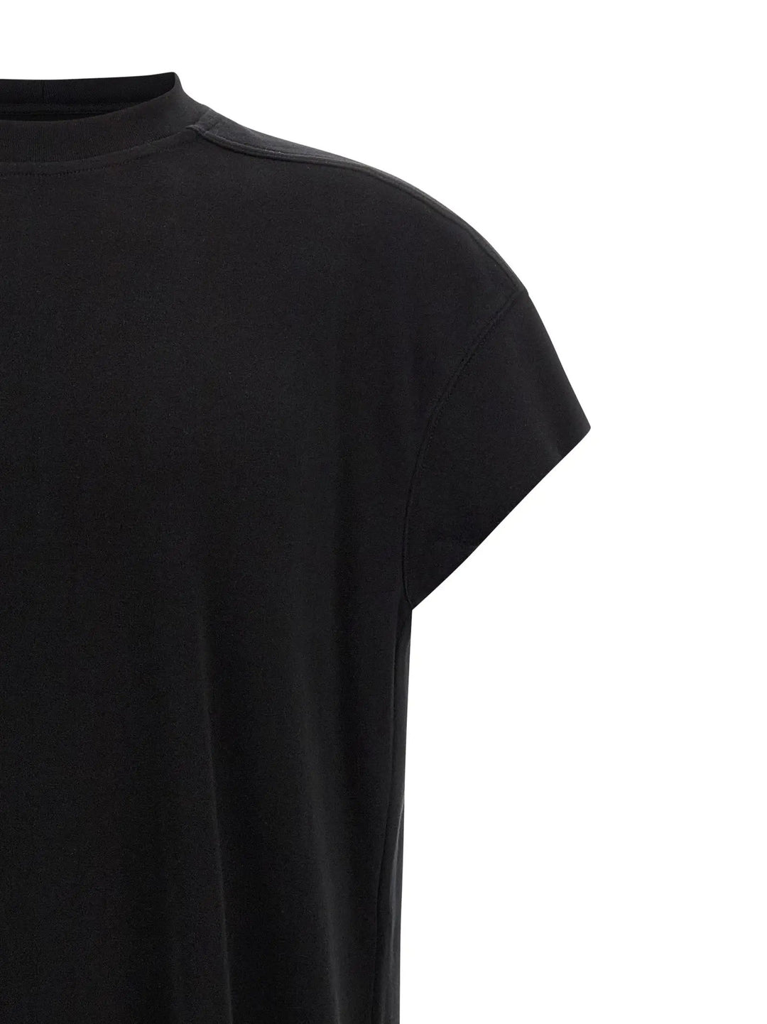 Rick Owens Sample Sale | Rick Owens Black Cotton T-Shirt - | Designer outlet