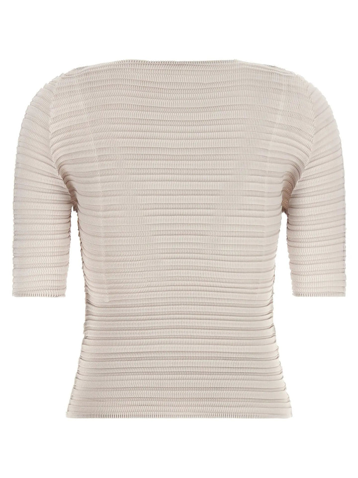 Issey Miyake Sample Sale | Issey Miyake Beige Polyester Blouse - | Designer outlet