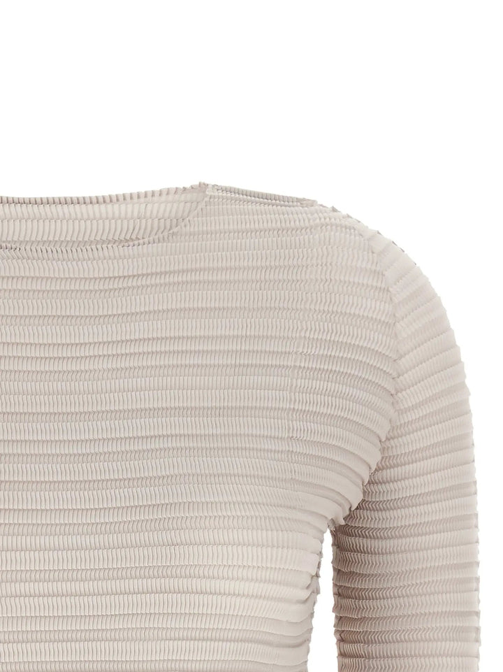 Issey Miyake Sample Sale | Issey Miyake Beige Polyester Blouse - | Designer outlet