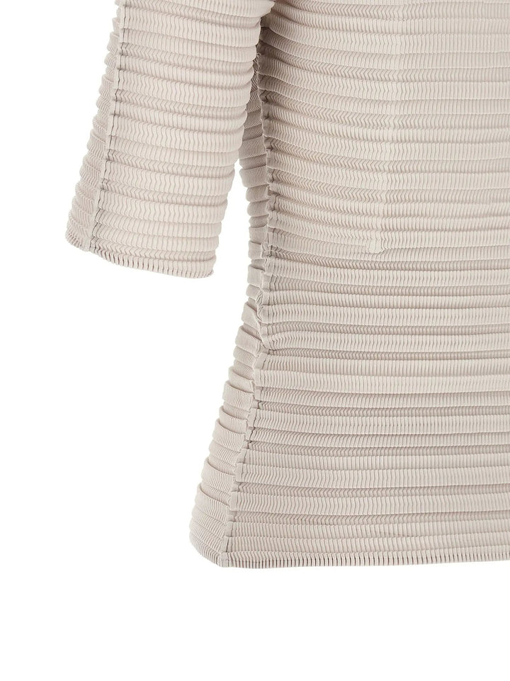 Issey Miyake Sample Sale | Issey Miyake Beige Polyester Blouse - | Designer outlet