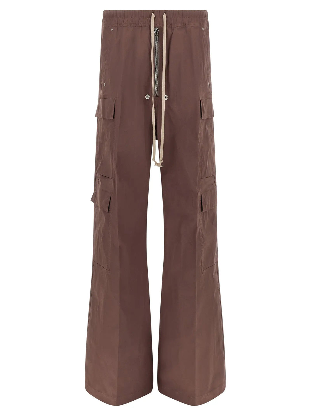 Rick Owens Sample Sale | Rick Owens Brown Cotton Flared Pants - | Designer outlet