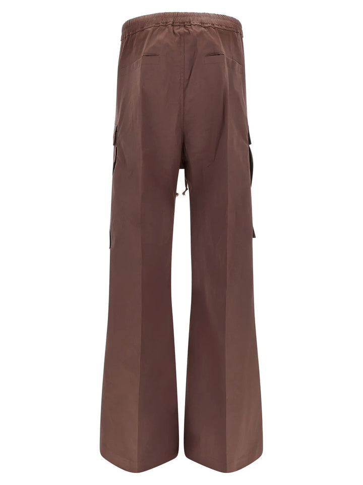 Rick Owens Sample Sale | Rick Owens Brown Cotton Flared Pants - | Designer outlet