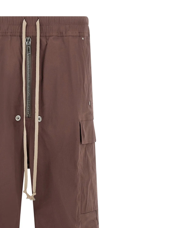 Rick Owens Sample Sale | Rick Owens Brown Cotton Flared Pants - | Designer outlet