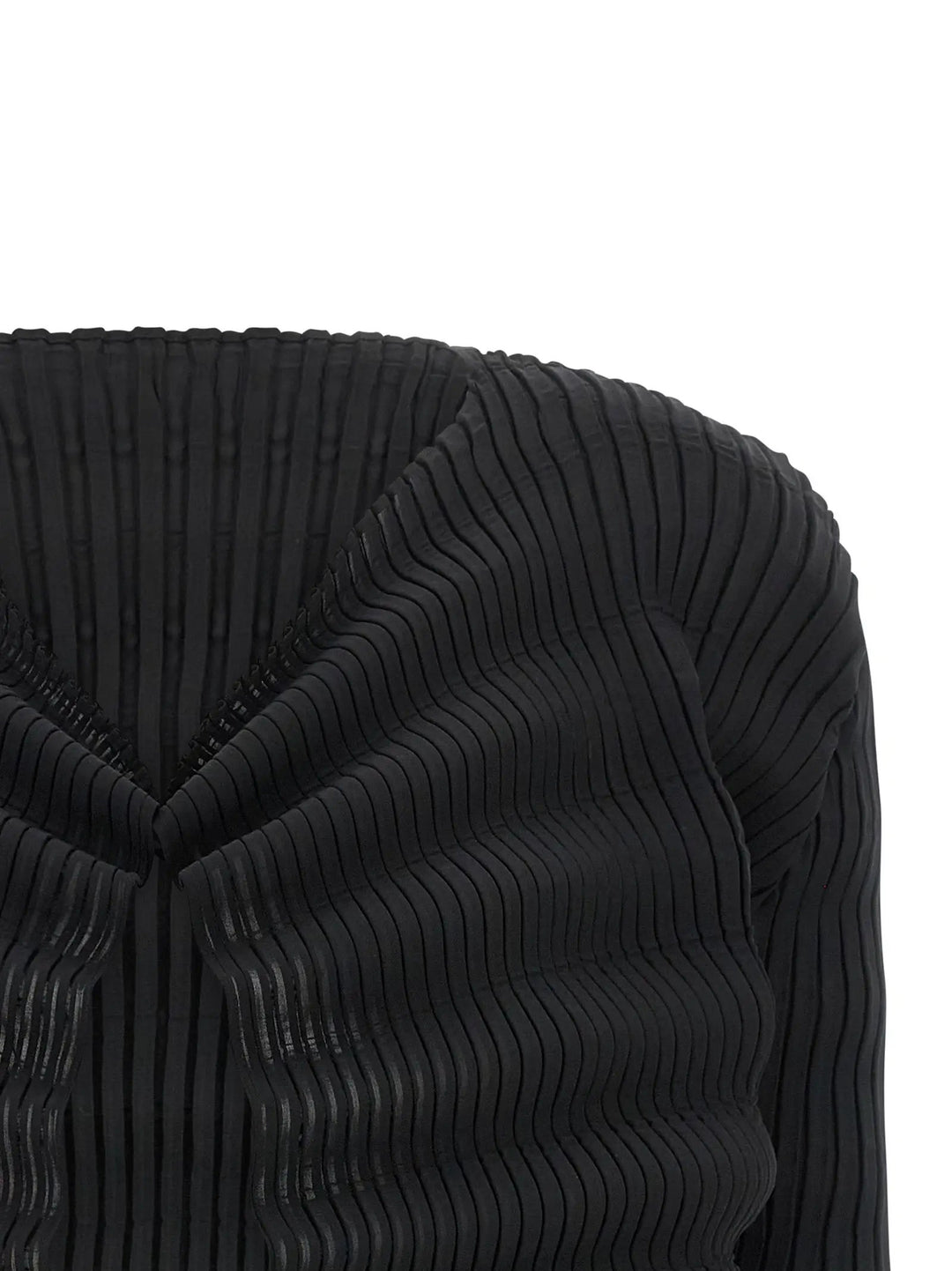 Issey Miyake Sample Sale | Issey Miyake Black Polyester Cardigan - | Designer outlet