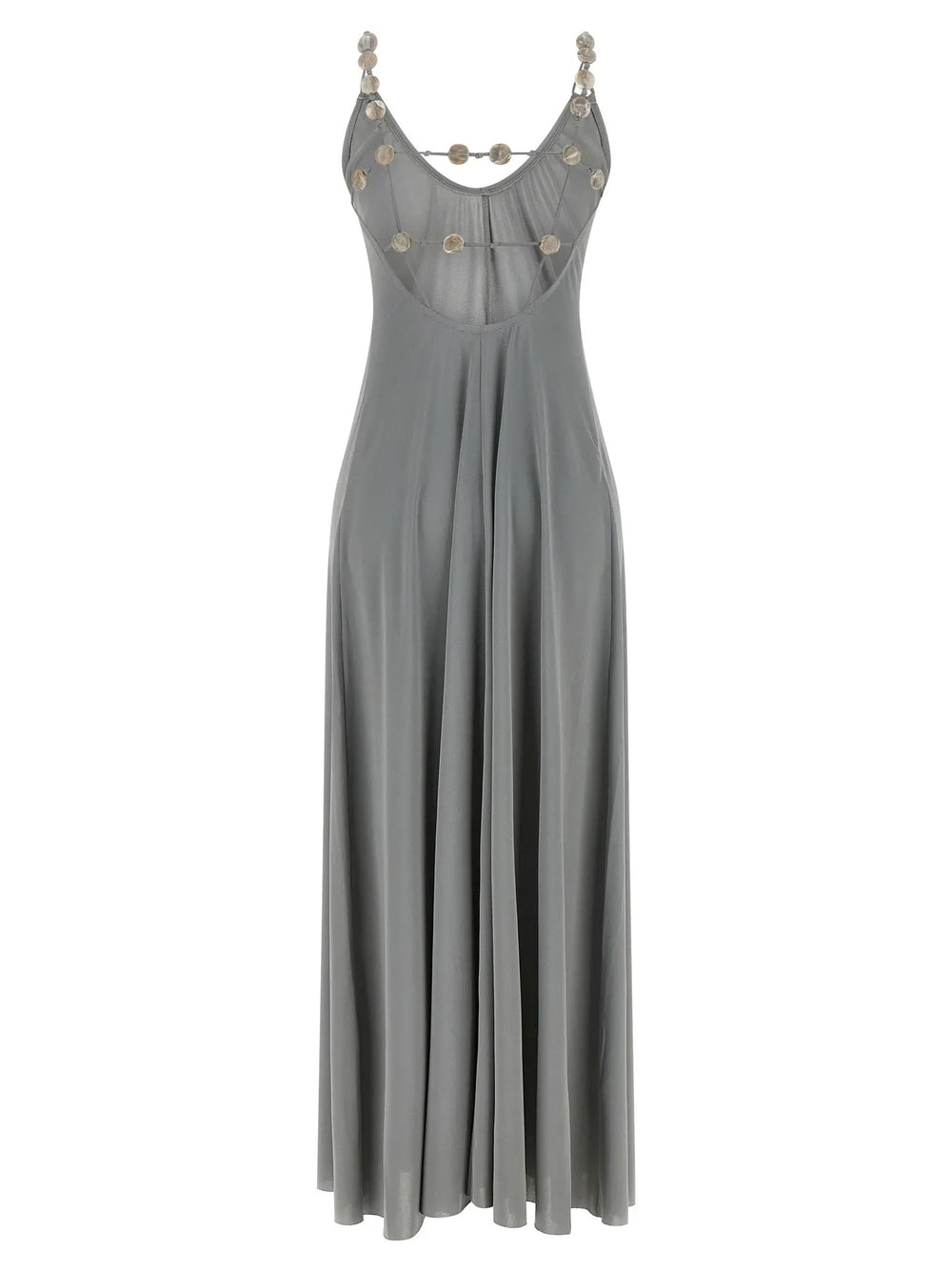 Eres Sample Sale | Eres Silver Polyamide Long Dress - | Designer outlet