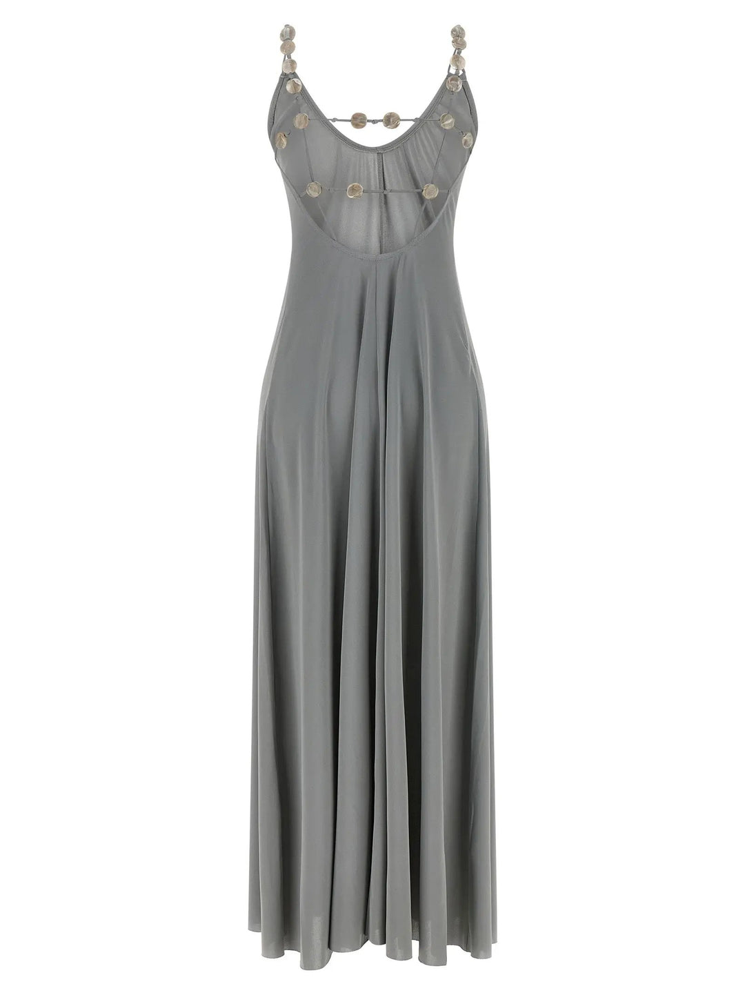 Eres Sample Sale | Eres Silver Polyamide Long Dress - | Designer outlet