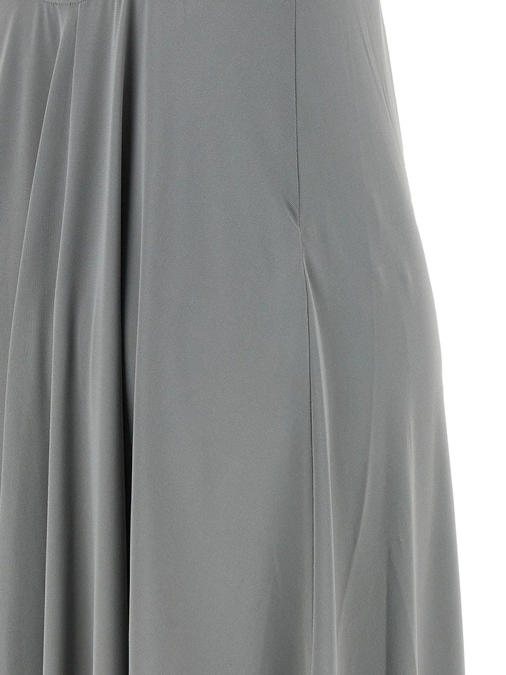 Eres Sample Sale | Eres Silver Polyamide Long Dress - | Designer outlet