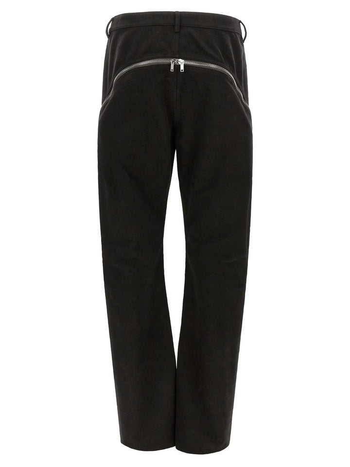Rick Owens Sample Sale | Rick Owens Black Cotton Flared Pants - | Designer outlet