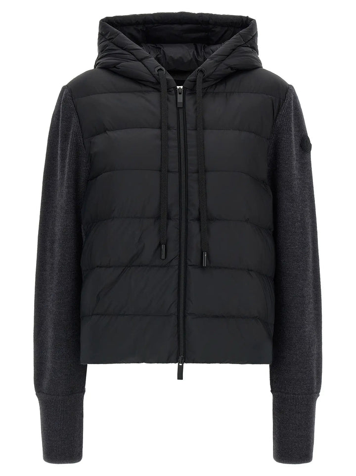 Moncler Sample Sale | Moncler Gray Polyamide Cardigan - | Designer outlet