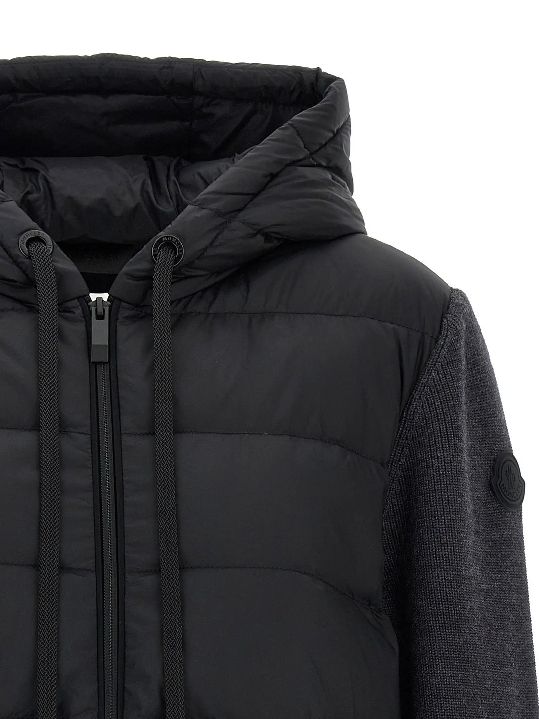 Moncler Sample Sale | Moncler Gray Polyamide Cardigan - | Designer outlet