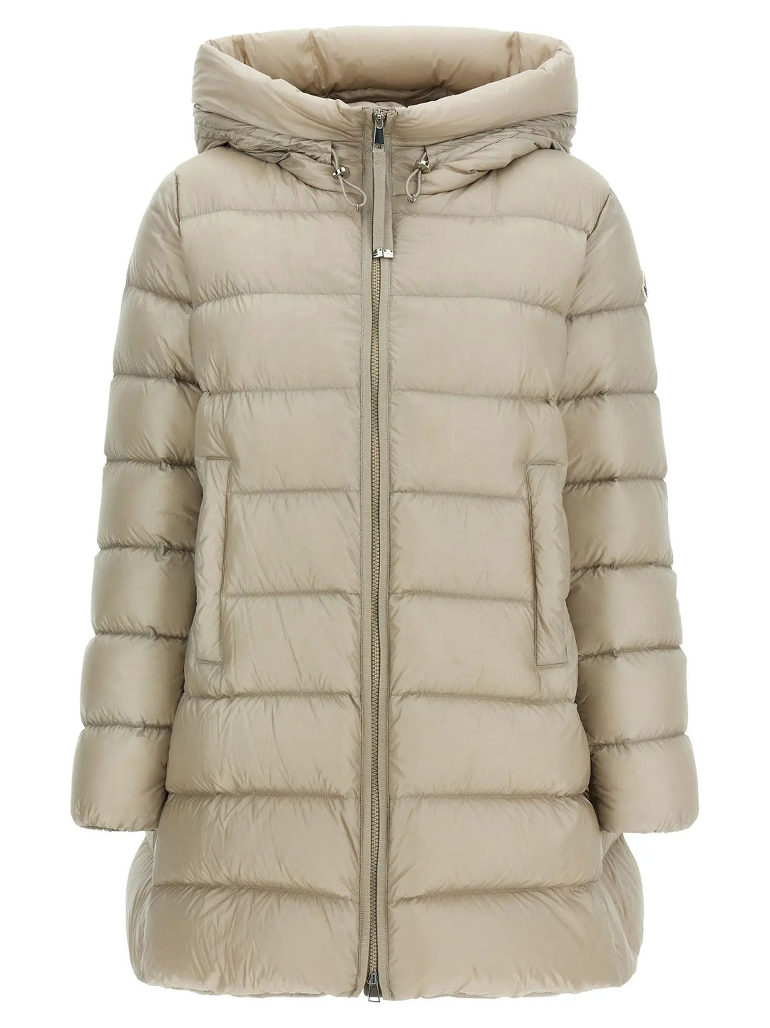 Moncler Sample Sale | Moncler Beige Polyamide Full-Length Jacket - | Designer outlet