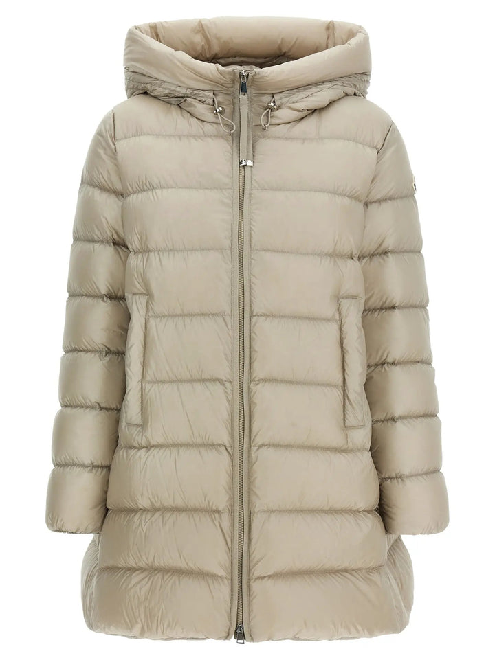 Moncler Sample Sale | Moncler Beige Polyamide Full-Length Jacket - | Designer outlet