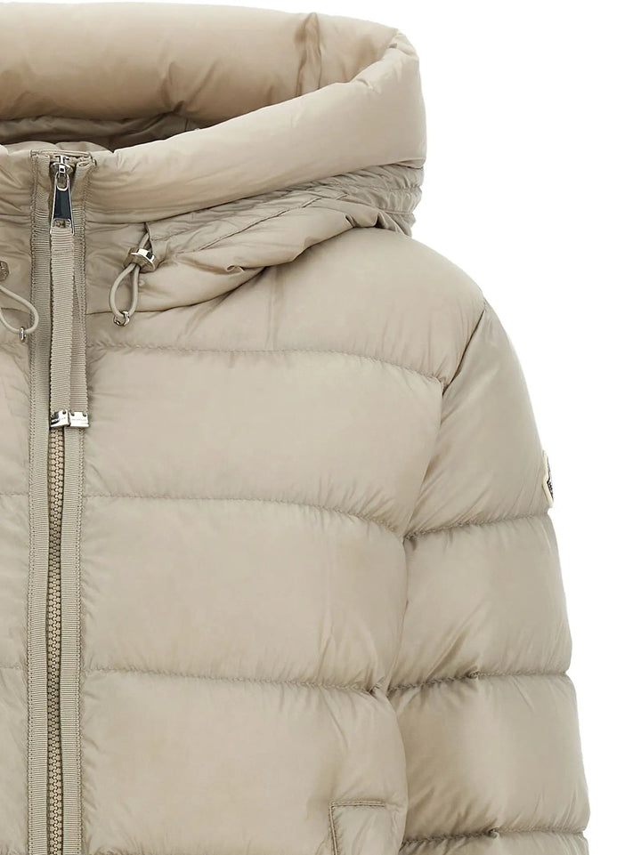 Moncler Sample Sale | Moncler Beige Polyamide Full-Length Jacket - | Designer outlet