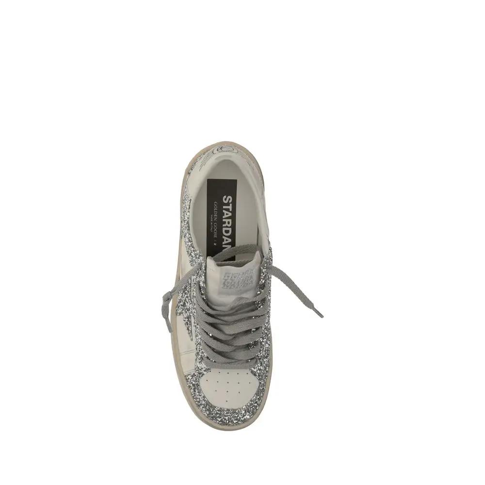 Golden Goose Sample Sale | Golden Goose Gray Calf Leather Bos Taurus Low Top Sneakers - | Designer outlet