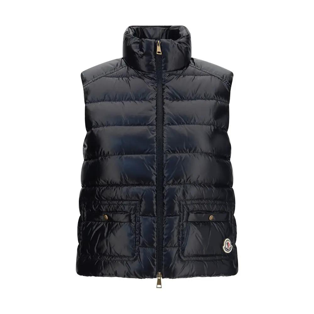 Moncler Black Polyamide Sleeveless Jacket